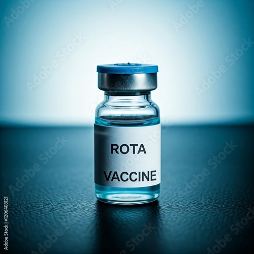 The vial contains multiple doses of Rota vaccine. photo