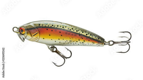 Fishing lure on transparent background photo