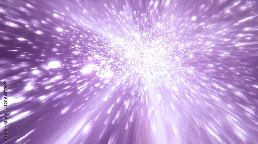 Abstract Purple Light Burst Background - Glowing Starry Explosion Effect Abstract Purple Light Burst Background - Glowing Starry Explosion Effect