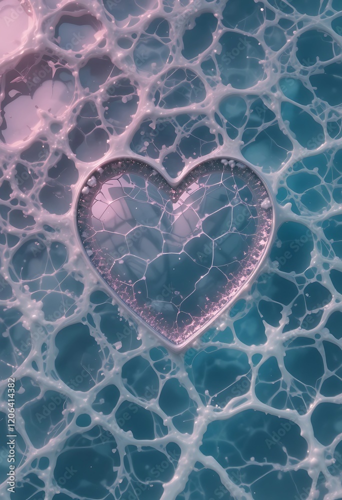 Cracked Heart Within a Network of Veins Cracked Heart Within a Network of Veins