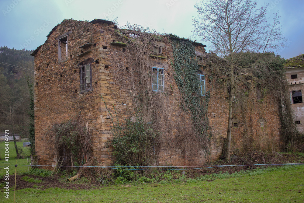 old, abandoned and ruined house old, abandoned and ruined house