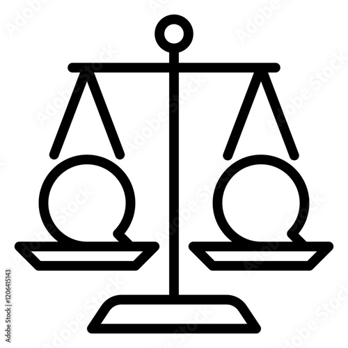 discussion icon, line icon style