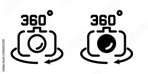 Camera icon design template