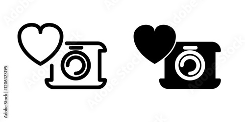 Camera icon design template