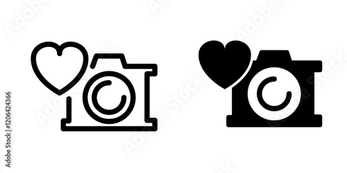 Camera icon design template