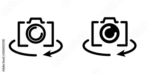 Camera icon design template