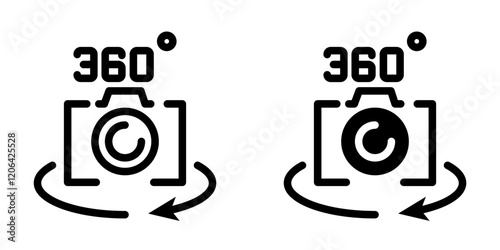 Camera icon design template