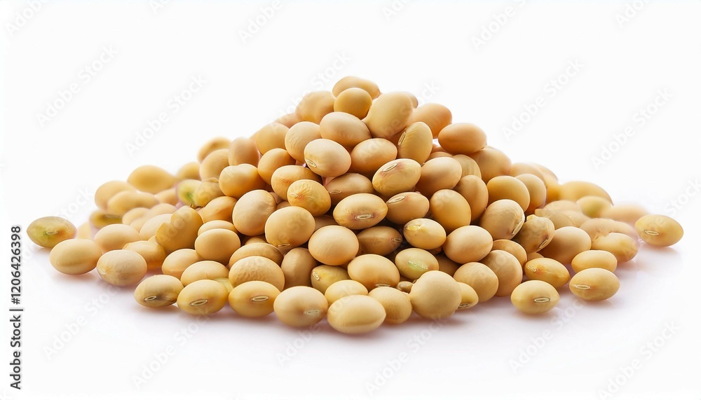 soy beans isolated on white background soy beans isolated on white background