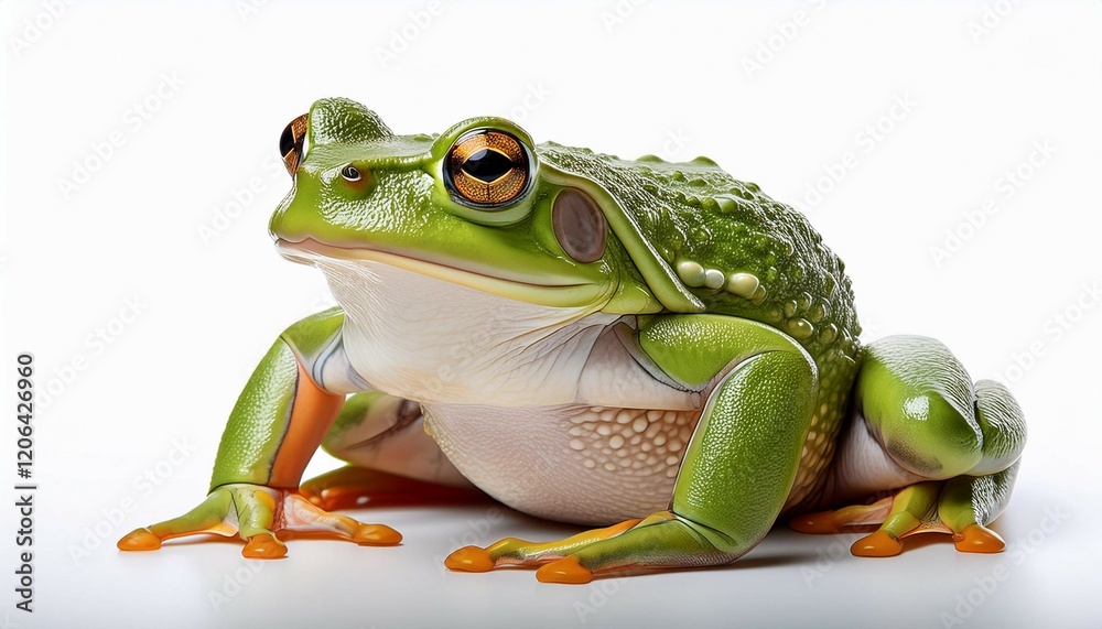 Obraz premium a frog on white background