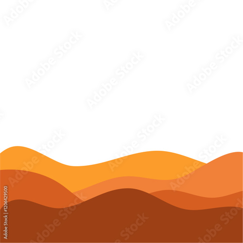 Landscape with desert