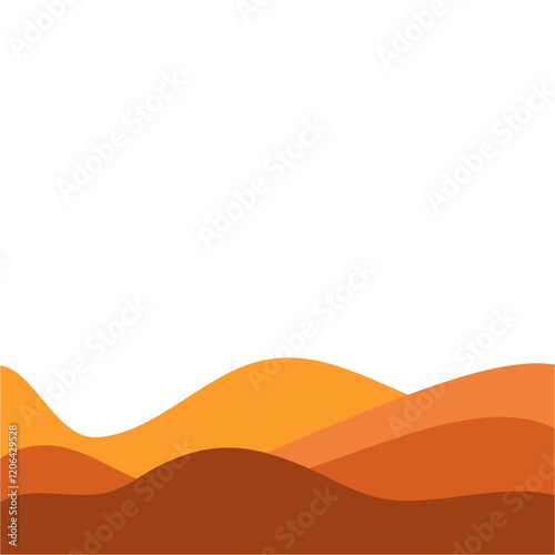 Landscape with desert 