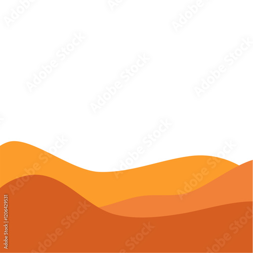Landscape with desert 