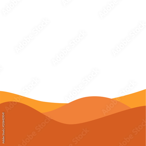 Landscape with desert 