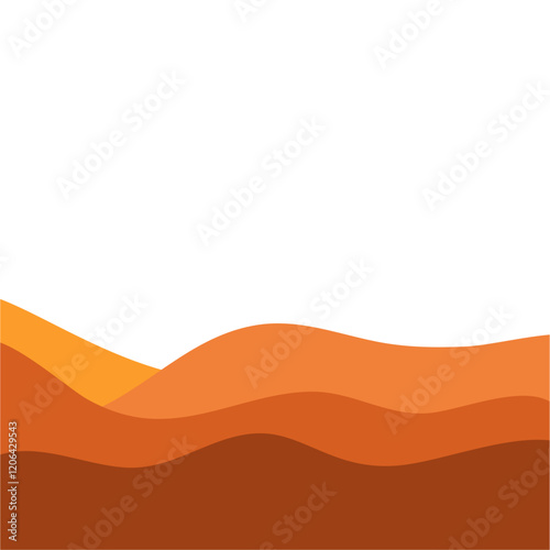 Landscape with desert 