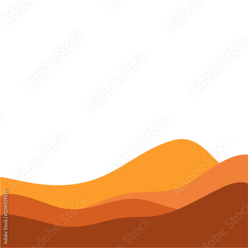 Landscape with desert