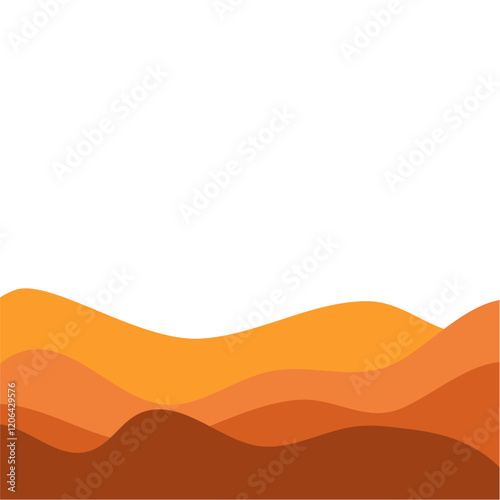 Landscape with desert