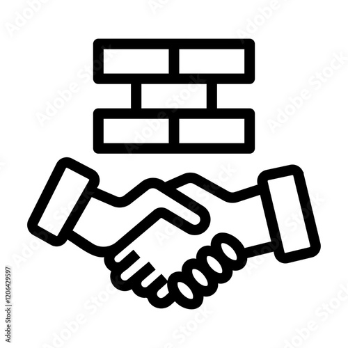 agreements Line Icon