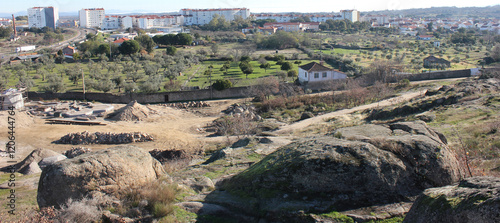 Castelo Branco, Beira Baixa, Portugal, January 21, 2018, Views from Barrocal in Castelo Branco photo