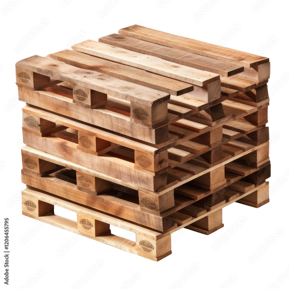 wooden pallets isolated on a white transparent background wooden pallets isolated on a white transparent background