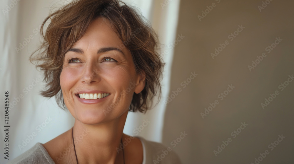 Candid portrait of a mature confident woman Candid portrait of a mature confident woman