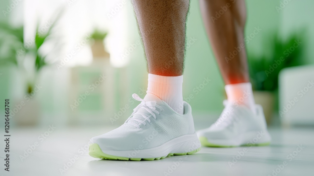 Stylish casual look, orange socks paired with white shoes create a fresh, vibrant statement