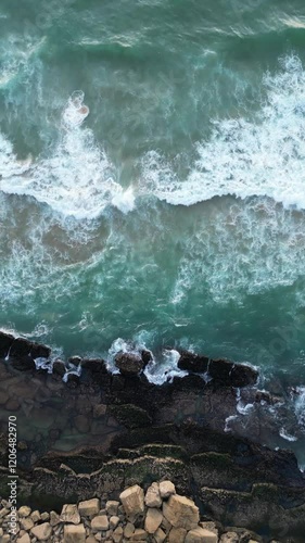 waves and rocks