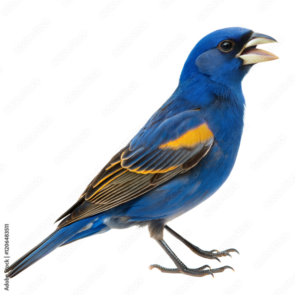 Obraz premium Blue Grosbeak AI Generated Image
