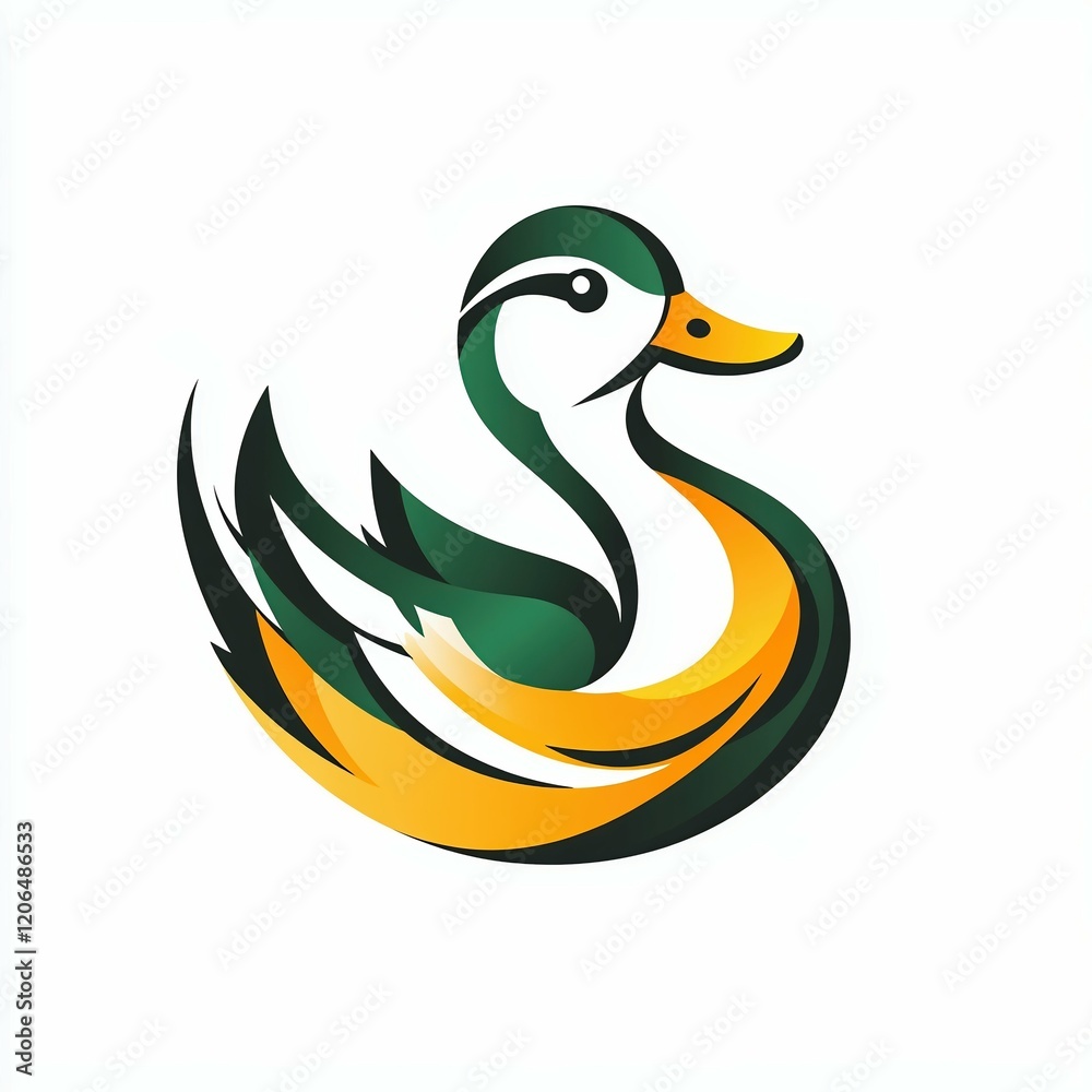 Obraz premium Duck Logo