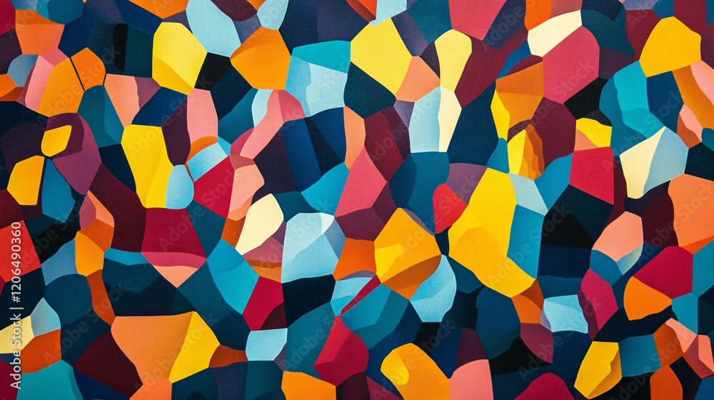 Abstract Colorful Geometric Pattern Design Abstract Colorful Geometric Pattern Design