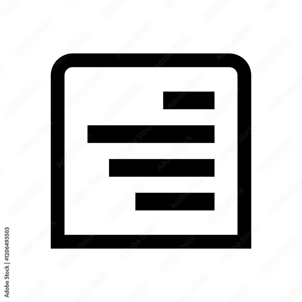 Square poll horizontal icon in black and outline style Square poll horizontal icon in black and outline style