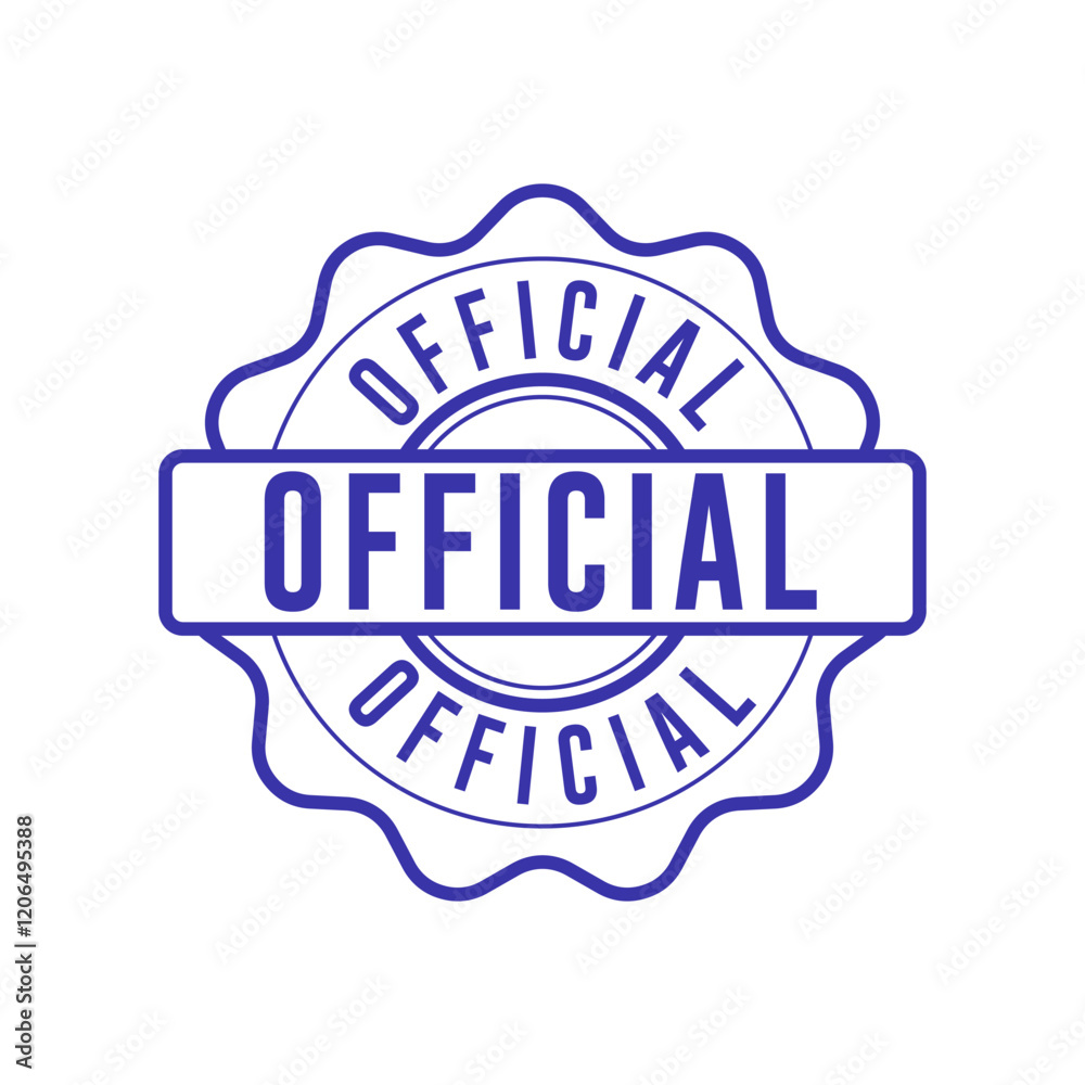 Obraz premium Official Stamp Graphic design vector element simple and modern