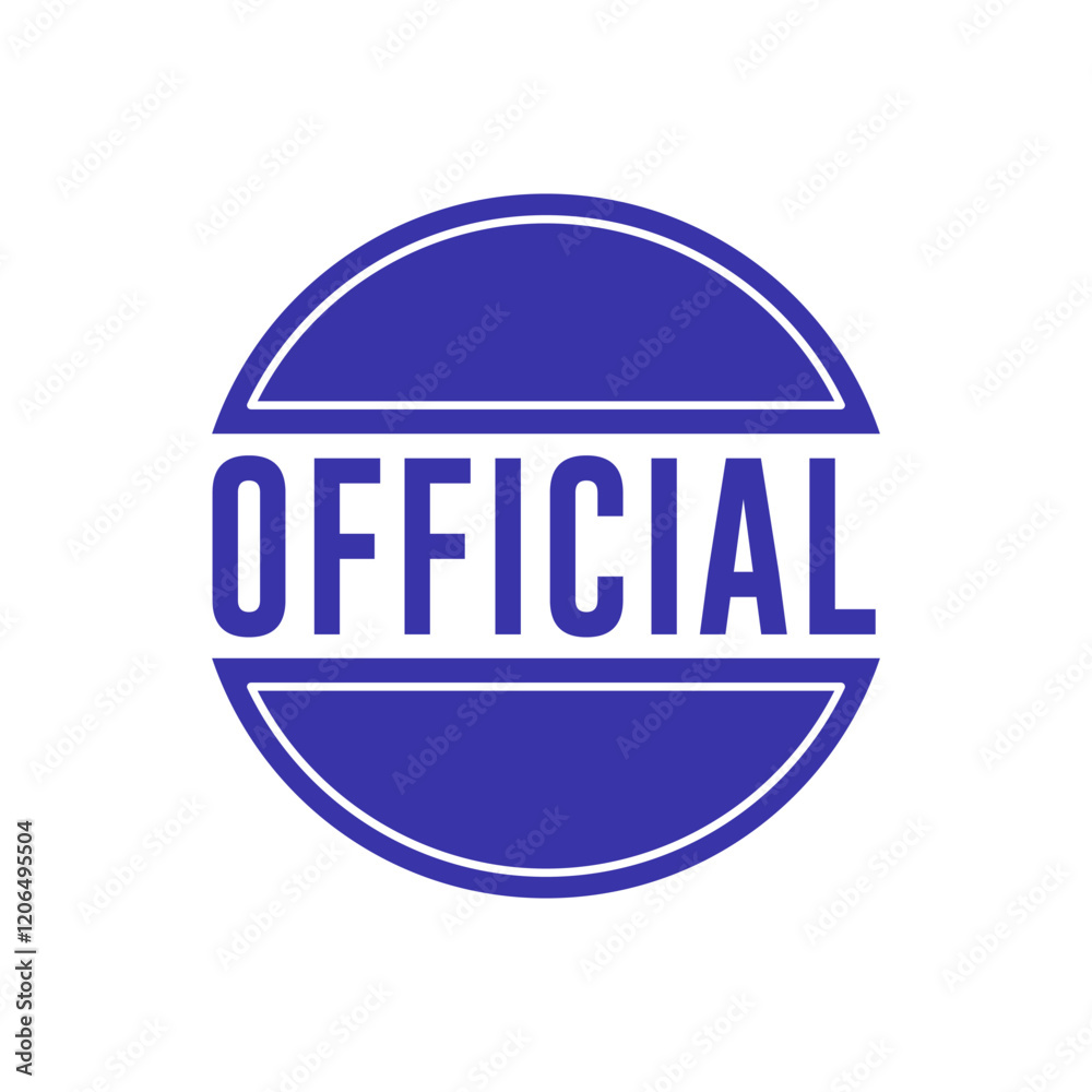 Official Stamp Graphic design vector element simple and modern Official Stamp Graphic design vector element simple and modern
