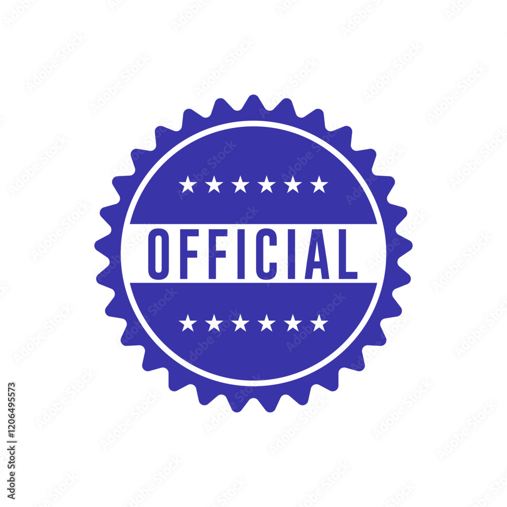 Obraz premium Official Stamp Graphic design vector element simple and modern