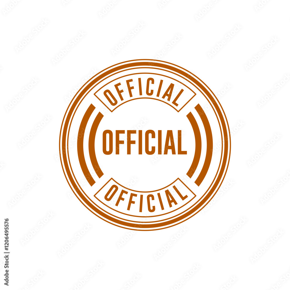 Obraz premium Official Stamp Graphic design vector element simple and modern
