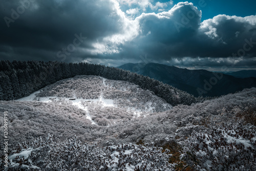 雪山の景色
