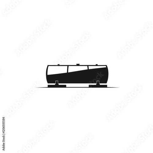 Fuel Storage Tanks Vector Illustration