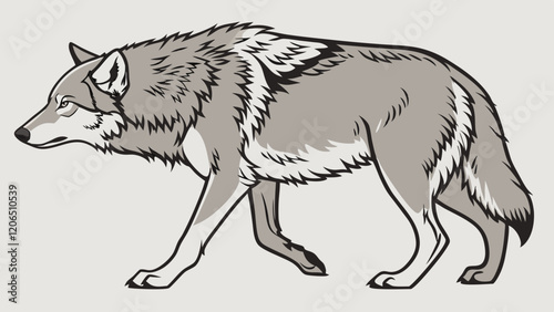 wolf vector illustration