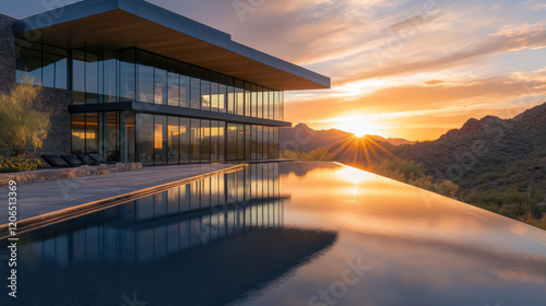 Wallpaper Mural Modern Architectural Marvel with Sharp Glass Lines Torontodigital.ca