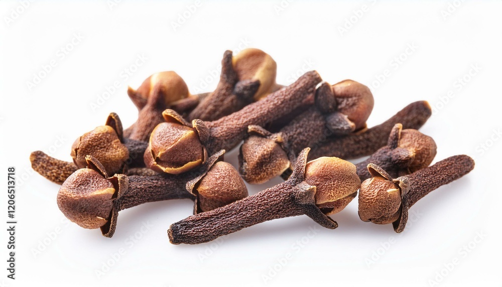 Dried cloves, a warm spice with a rich aroma. Dried cloves, a warm spice with a rich aroma.