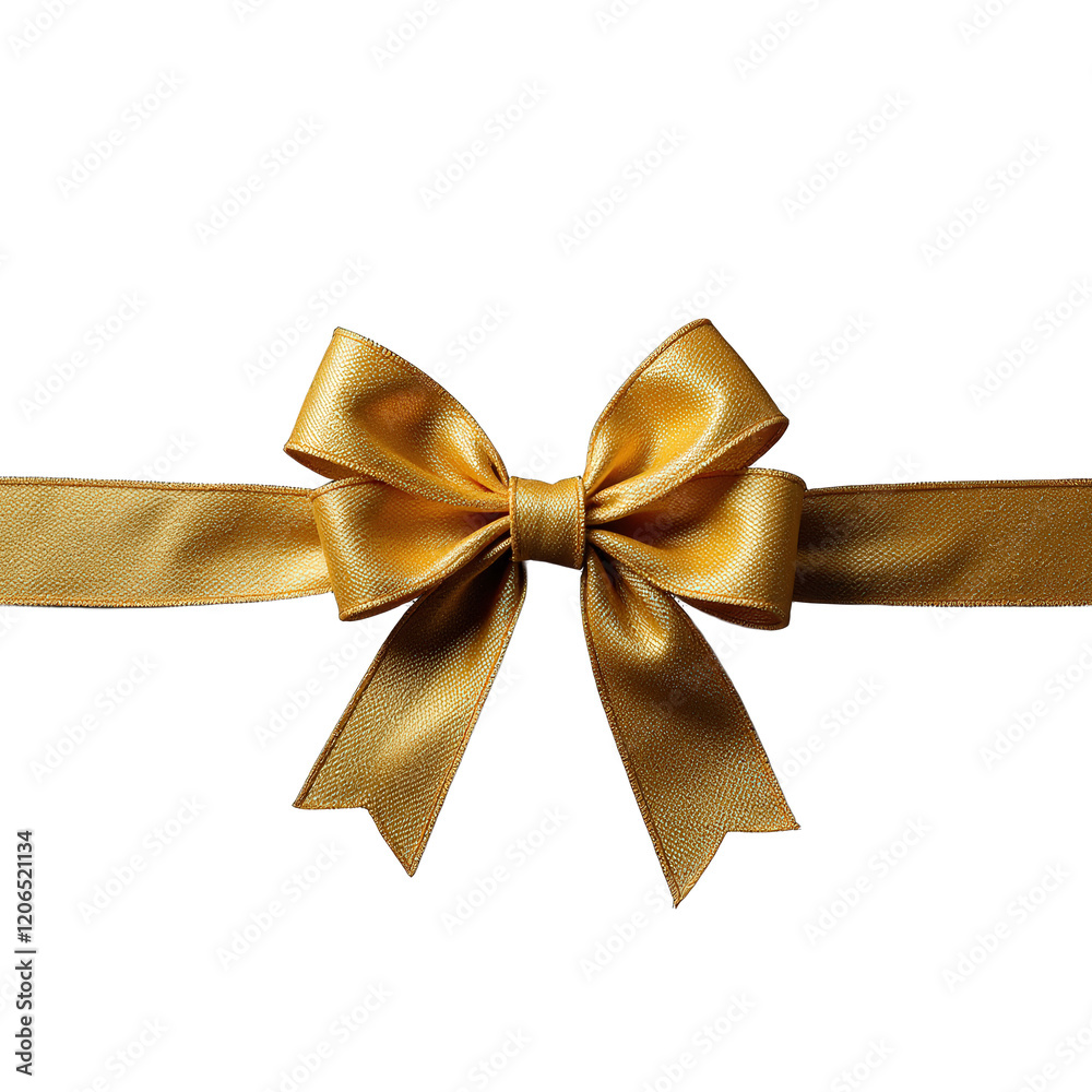 Golden, shiny ribbon with centered bow against a stark, transparent black backdrop—elegantly simple yet striking close-up detail. Transparent background included. (145 characters) transparent backgrou Golden, shiny ribbon with centered bow against a stark, transparent black backdrop—elegantly simple yet striking close-up detail. Transparent background included. (145 characters) transparent backgrou