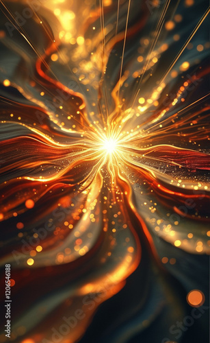 a bright abstract background with a bright light