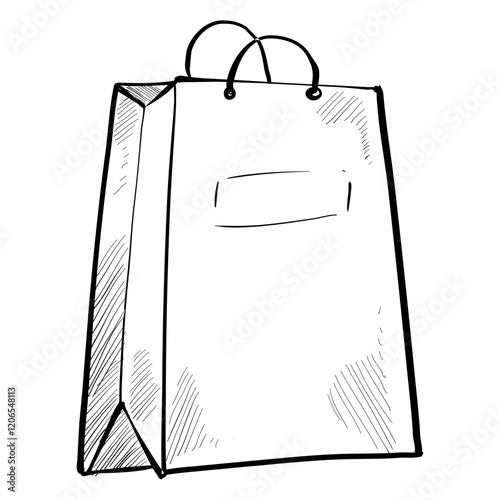 paperbag handdrawn illustration