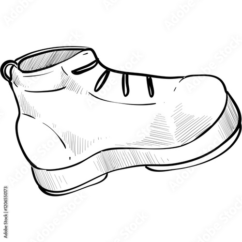boots handdrawn illustration