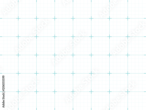 Square grid lightblue background with empty space Design of square graph paper school math sheet grid paper sheet notebook pattern architectural graph paper Vector illustration