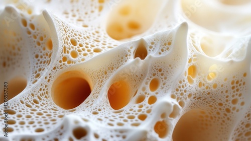 Intricate Network of Bone Trabeculae and Marrow Spaces: A Microscopic View of Porous Bone Structure
