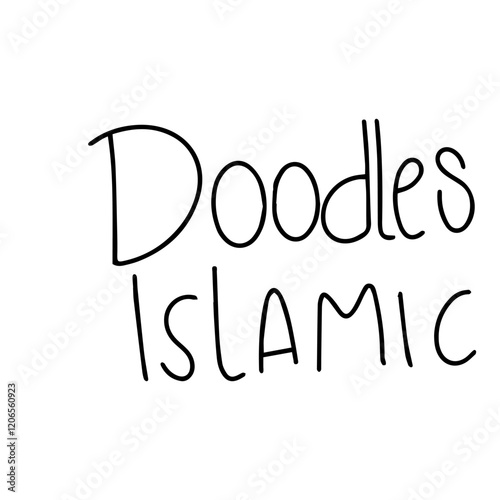Doodles line art of ramadan kareem. eid fitr celebration element doodles stock. mudik, hampers, nastar, kue kering