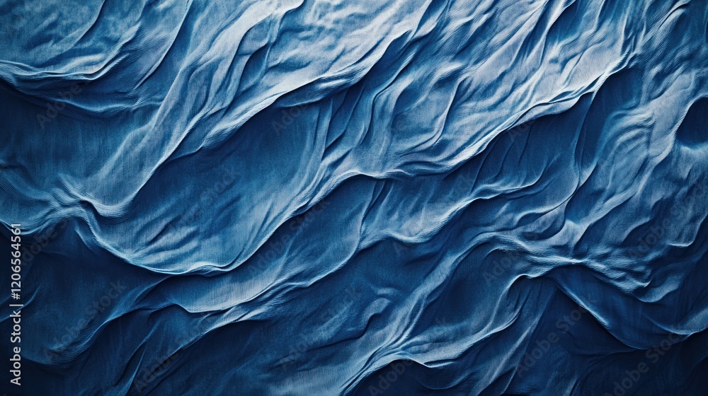 Obraz premium Abstract Blue Fabric Texture