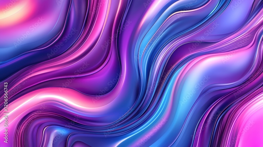 Abstract Gradient Background with Calming Blues and Purples Abstract Gradient Background with Calming Blues and Purples