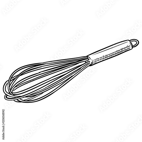 whisk handdrawn illustration