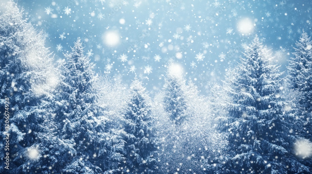 Snowy Forest Wonderland